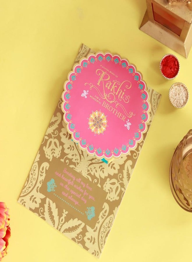 ARCHIES Rakhi Collection For Rakshabandhan | Rakhi For Brother | Rakhi for Bhaiya and Bhabhi | Rakhi Combo Gift Hamper (RAKHI COMBO -218) - Image 5